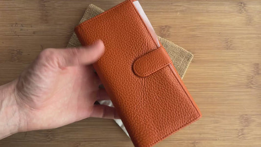 Portofel dama Cori piele naturala Orange